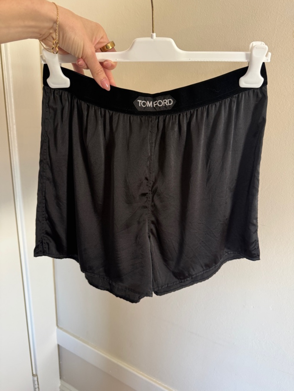 Tom Ford Black Silk Shorts